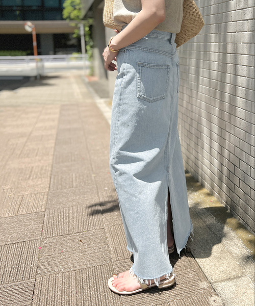 Deuxieme Classe 「Deuxieme Classe」 デニムスカート 36 ブルー