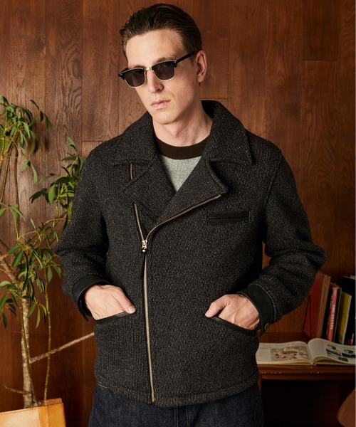 SCHOTT ショット スウェット ダブル ライダース ブルゾン アウター XL 楽天市場】Schott（ショット）ジャージ ダブル ライダース
