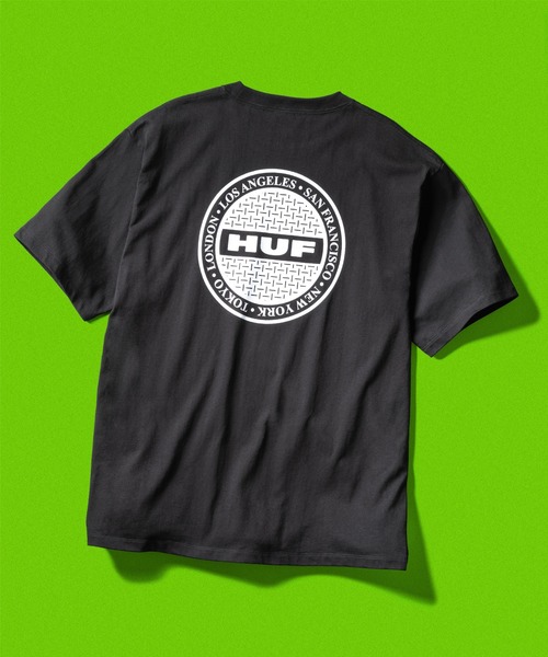 売切れ前に 大人気 HUF MANHOLE TEE バックプリントのデザイン◎ MANHOLE TEE- HUF Worldwide JP