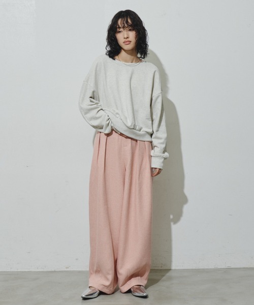 「Aunt Marie's」 スラックス S チャコールグレー レディース_画像2