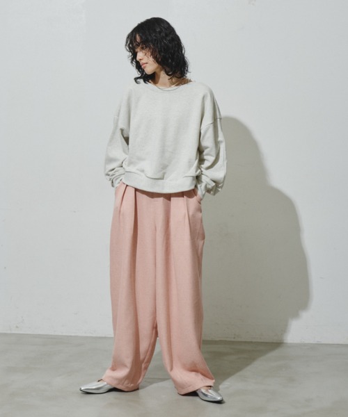 「Aunt Marie's」 スラックス S チャコールグレー レディース_画像3