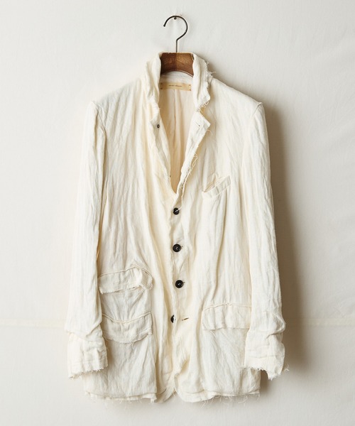 ジャケット テーラードジャケット frayed jacket メンズの画像