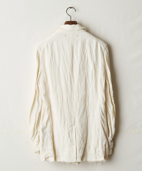 ジャケット テーラードジャケット frayed jacket メンズの画像
