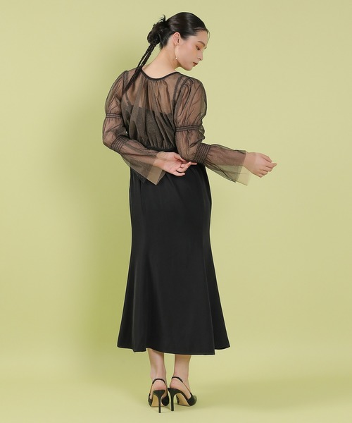 Kana ドレス ラメチュールボレロ マーメイド キャミワンピース 2点