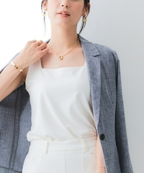 7days Life Styling タンクトップ ノースリーブ 「選べる首元デザイン