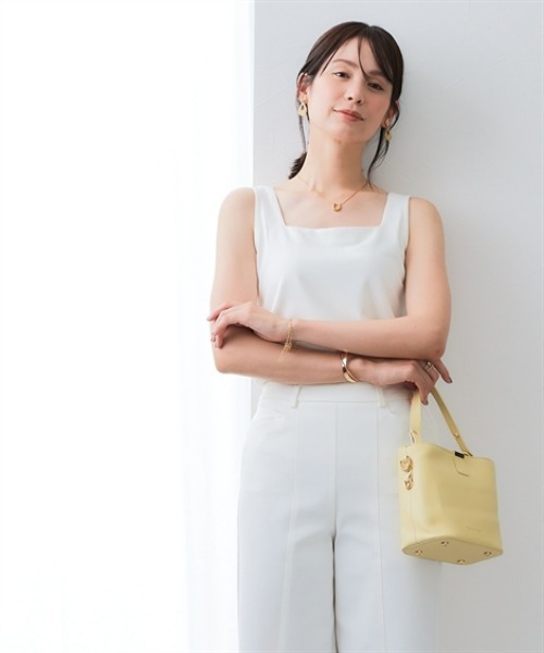 7days Life Styling タンクトップ ノースリーブ 「選べる首元デザイン