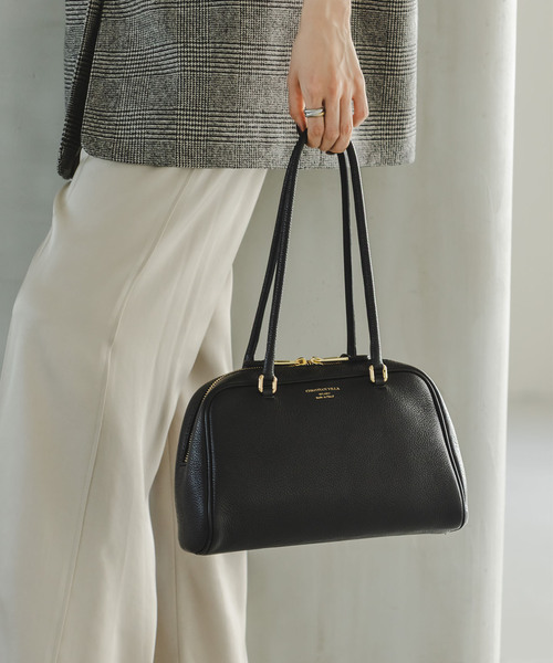 【美品】スローブイエナ CHRISTIAN VILLA バッグ ダークグレー CHRISTIAN VILLA /クリスチャン ヴィラ】ボストンバッグ