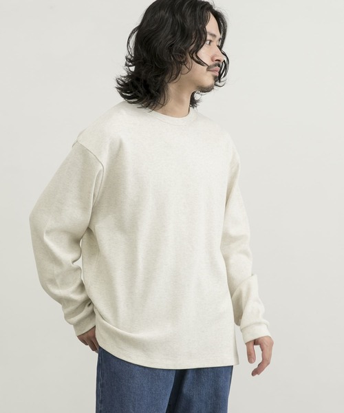 「URBAN RESEARCH」 長袖Tシャツ MEDIUM ホワイト メンズ_画像2