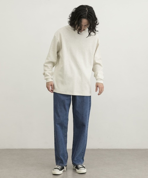 「URBAN RESEARCH」 長袖Tシャツ MEDIUM ホワイト メンズ_画像9