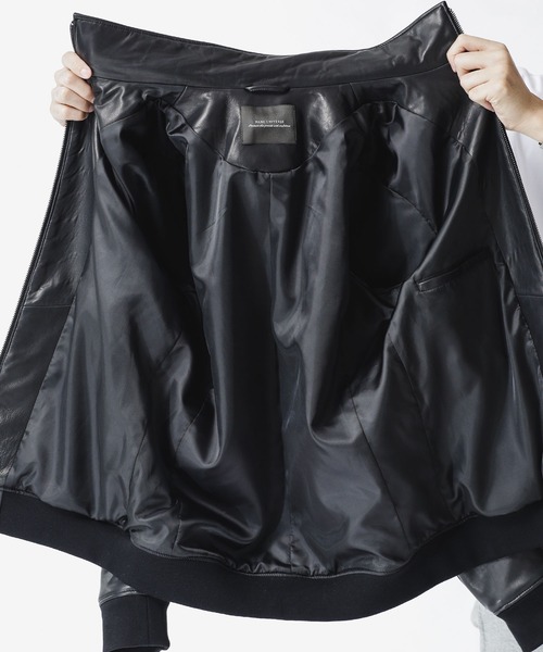 NANO universe（ナノ・ユニバース） レザージャケット M ブラック