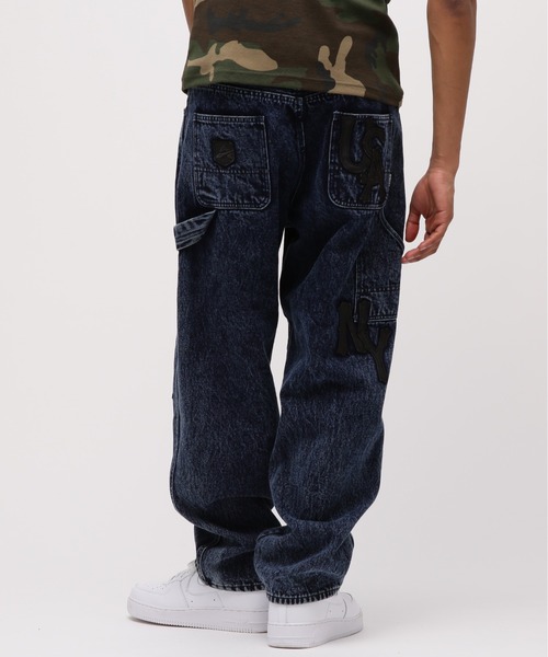 AVIREX（アヴィレックス） ジーンズ LEATHER PATCH DENIM PANTS