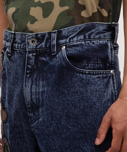 AVIREX ジーンズ LEATHER PATCH DENIM PANTS / レザーパッチ