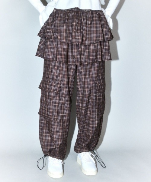 Candy Stripper チェック パンツ Candy Stripper（キャンディーストリッパー） パンツ CHECK SKIRT