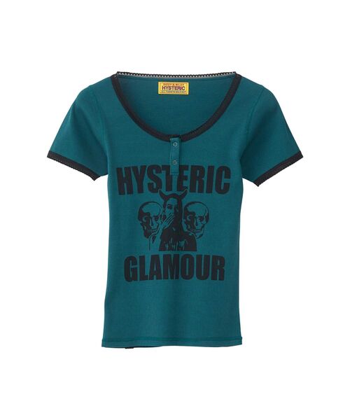 HYSTERIC GLAMOUR スカル刺繍 Tシャツ SKULL COFFIN Tシャツ|HYSTERIC GLAMOUR MEN | HYSTERIC GLAMOUR