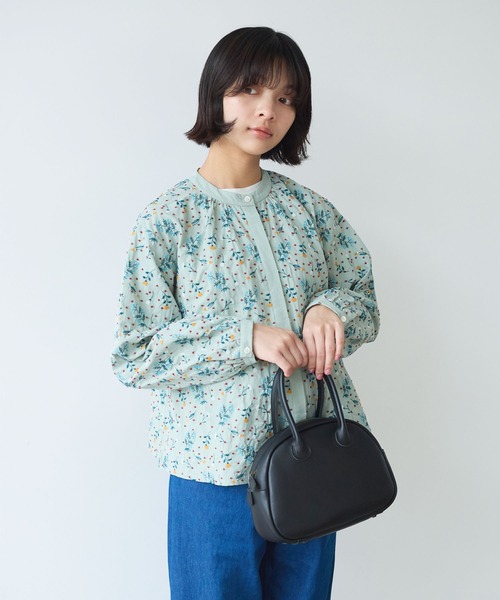 8 bull de savon ビュルデサボン 長袖 ブラウス シャツ トップス bulle de savon（ビュルデサボン） ブラウス シャツ lace patchwork