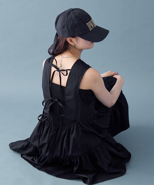 mystic チュニック バックシャンティアードチュニック