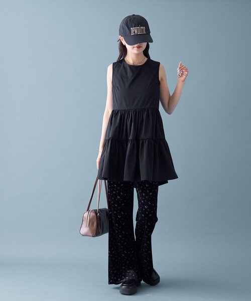 mystic チュニック バックシャンティアードチュニック