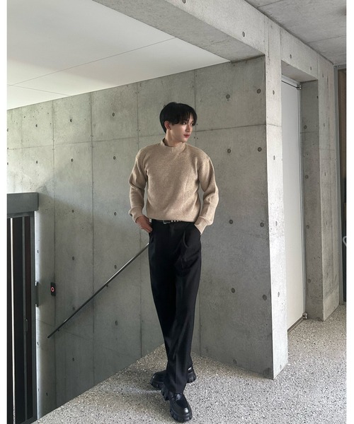 Otte パンツ センタープレスサイドボタンスラックス メンズ レディース
