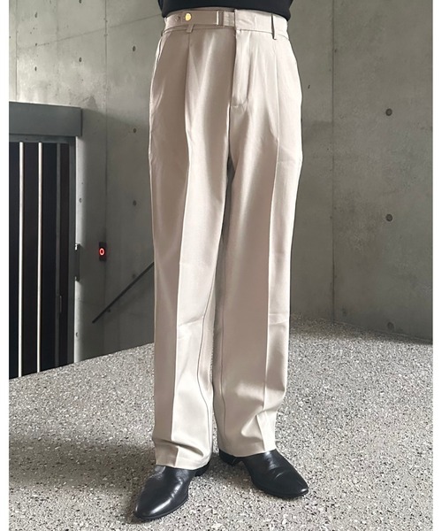 Otte パンツ センタープレスサイドボタンスラックス メンズ レディース