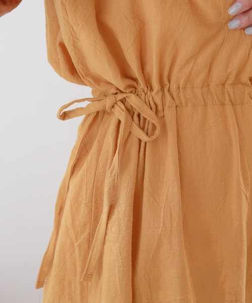 「Isn't She?」 半袖ワンピース FREE ベージュ レディース_画像7