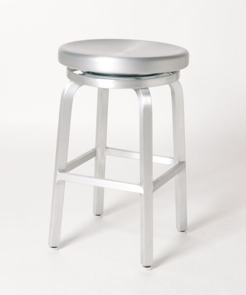 ダルトンALUMINIUM ROUND STOOL M シルバー DULTON（ダルトン） 家具 ALUMINIUM ROUND STOOL M/アルミニウム
