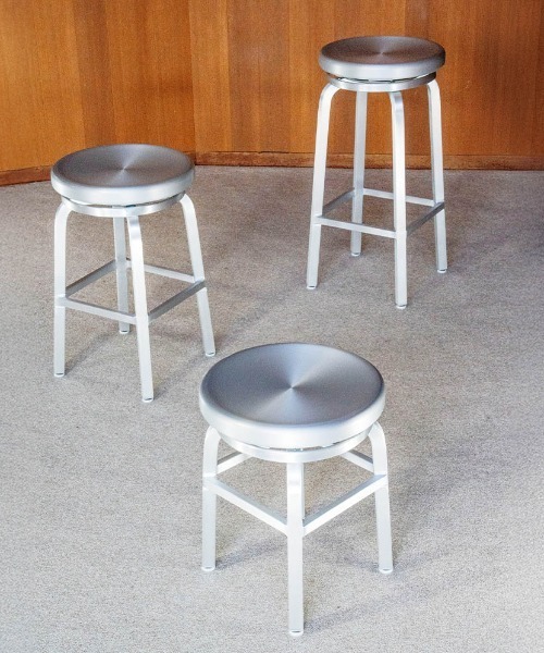 ダルトンALUMINIUM ROUND STOOL M シルバー DULTON（ダルトン） 家具 ALUMINIUM ROUND STOOL M/アルミニウム