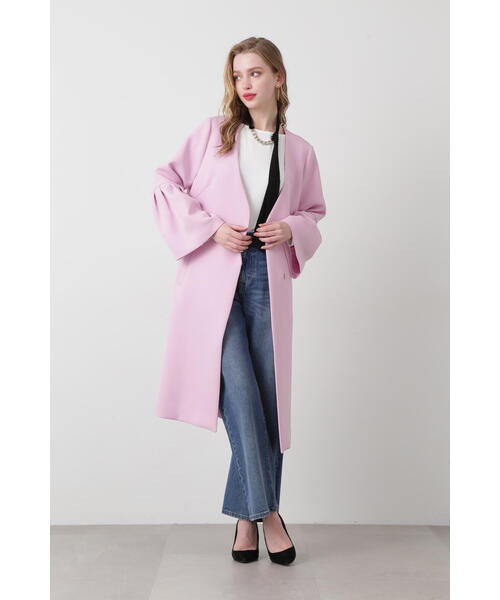 新品タグ付✨PINKY&DIANNE Wビーバーチェスターコート ピンク38 PINKY&DIANNE（ピンキー アンド ダイアン） コート 36 ピンク