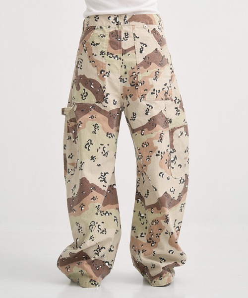 ✳︎コング✳︎ CONZ パンツ CAMO DUCK DOUBLE KNEE CURVED LEG PANTS メンズ