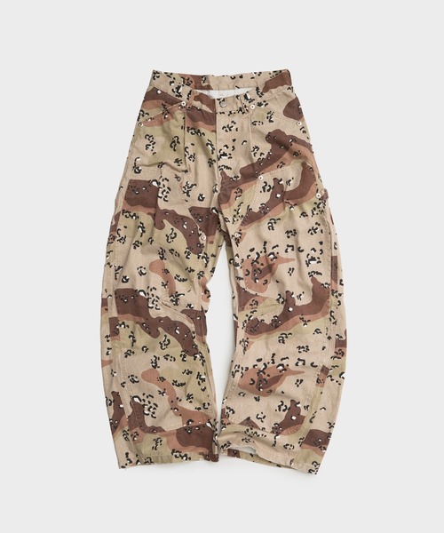 CONZ パンツ CAMO DUCK DOUBLE KNEE CURVED LEG PANTS/ダック