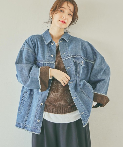 studio CLIP（スタディオクリップ） デニムジャケット gジャン ルーズ