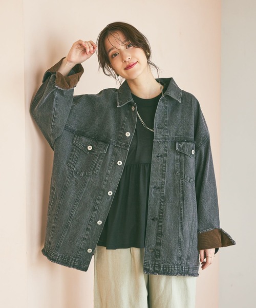 studio CLIP（スタディオクリップ） デニムジャケット gジャン ルーズ