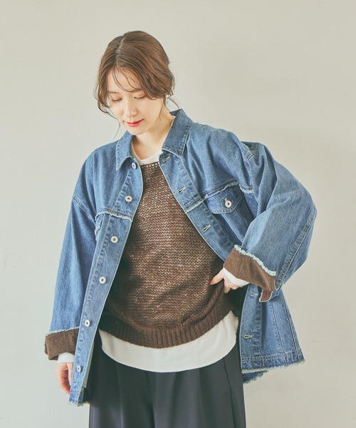 studio CLIP（スタディオクリップ） デニムジャケット gジャン ルーズ