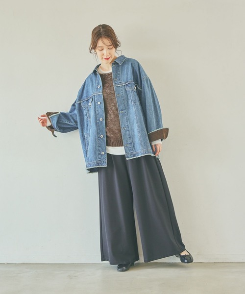 studio CLIP（スタディオクリップ） デニムジャケット gジャン ルーズ