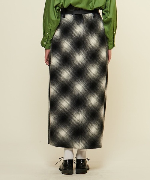 CURRENTAGE ロング スカート 「CURRENTAGE/カレンテージ」Bonded long