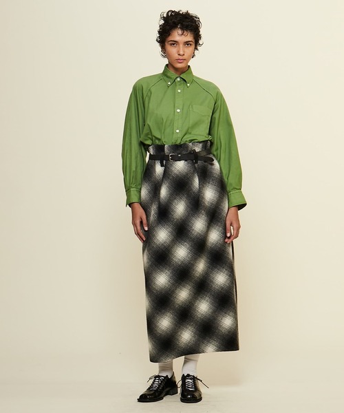 CURRENTAGE ロング スカート 「CURRENTAGE/カレンテージ」Bonded long