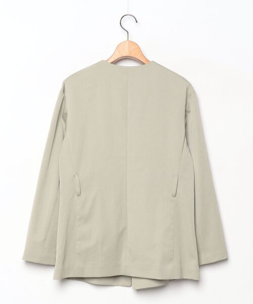 【新品】フレイアイディー　ノーカラージャケット　定価34100円　ホワイト　F FRAY I.D（フレイ・アイディー） ジャケット ノーカラージャケット