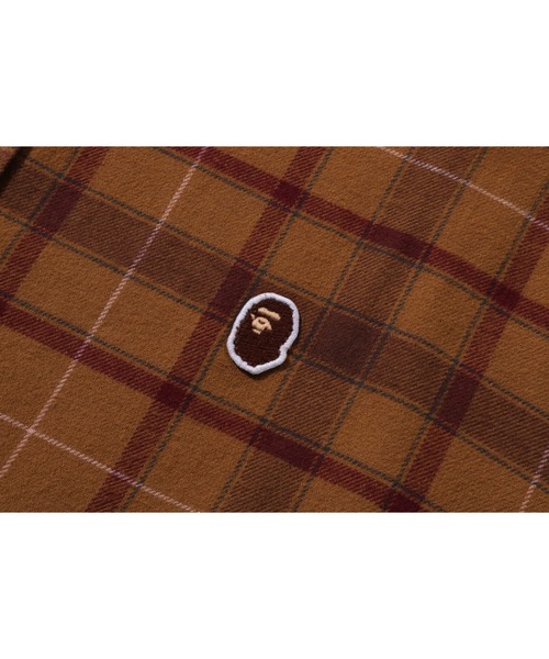 A BATHING APE（アベイシングエイプ） シャツ ONE POINT FLANNEL CHECK