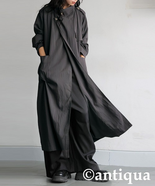antiqua（アンティカ） トレンチコート コート トレンチトッパーコート