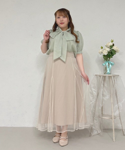 Louiosy（ルオシー） スカート 「Louiosy」「大きいサイズ」チュール