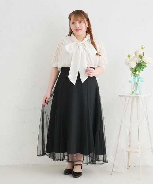 Louiosy（ルオシー） スカート 「Louiosy」「大きいサイズ」チュール