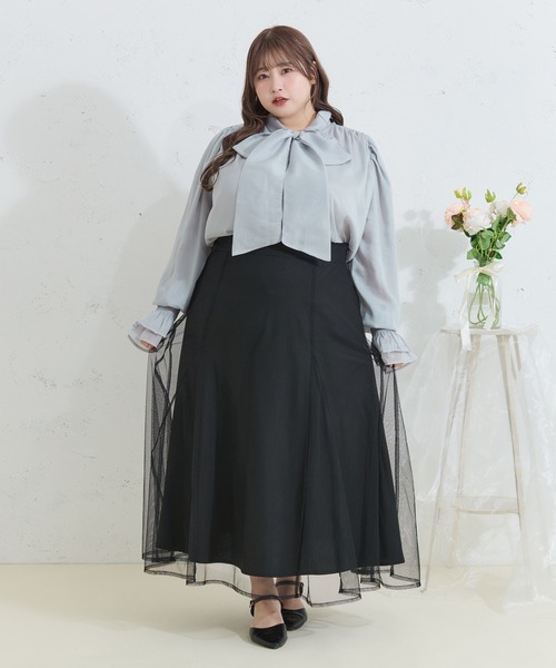 Louiosy（ルオシー） スカート 「Louiosy」「大きいサイズ」チュール