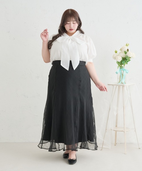 Louiosy（ルオシー） スカート 「Louiosy」「大きいサイズ」チュール