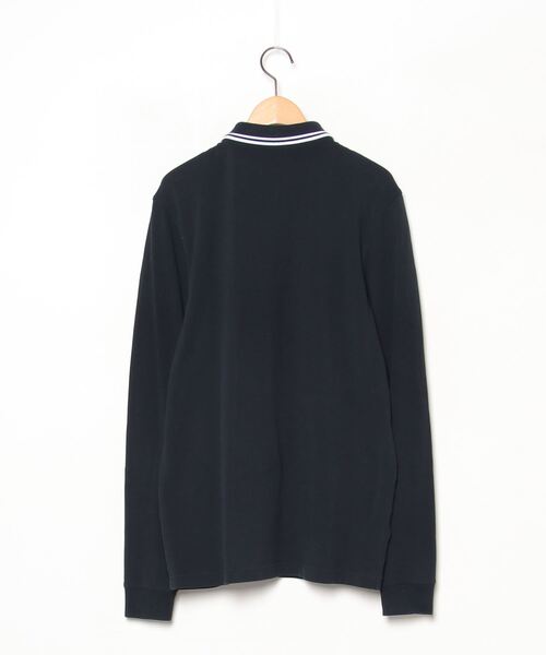 FRED PERRY（フレッドペリー） 長袖ポロシャツ MEDIUM ネイビー メンズ