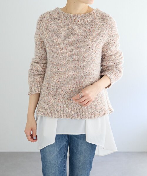 BEARDSLEY（ビアズリー） ニット セーター カラーミックスニット