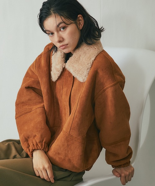 SMILE ORCHID（スマイルオーキッド） ムートンコート ボアコート