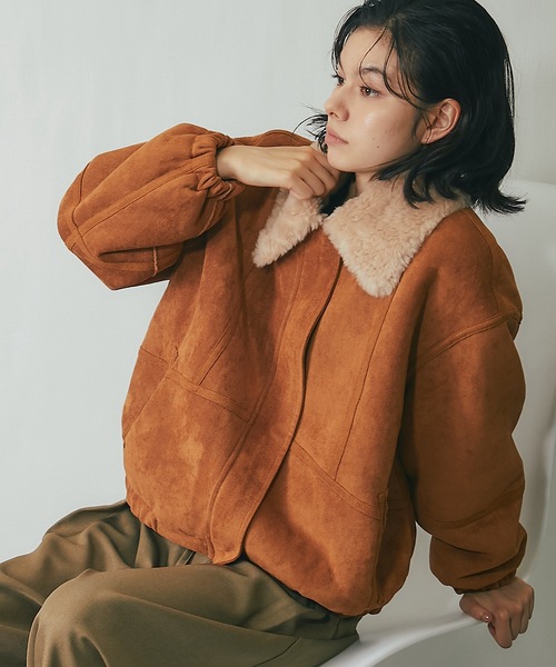 SMILE ORCHID（スマイルオーキッド） ムートンコート ボアコート