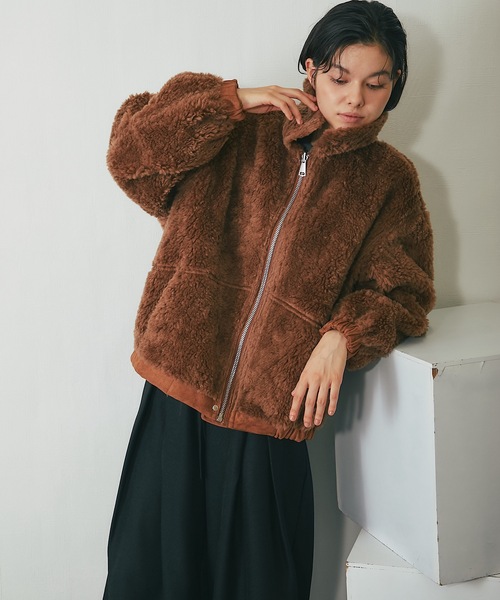 SMILE ORCHID（スマイルオーキッド） ムートンコート ボアコート