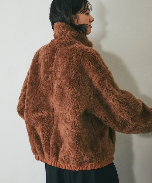 SMILE ORCHID（スマイルオーキッド） ムートンコート ボアコート