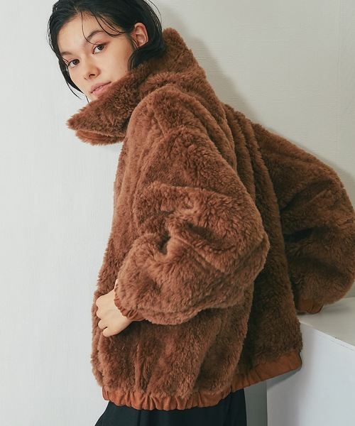 SMILE ORCHID（スマイルオーキッド） ムートンコート ボアコート