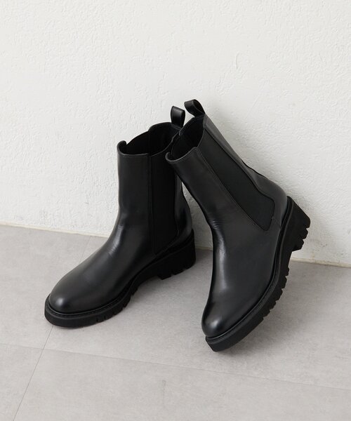 【新品・人気完売品】RIVE DROITE R.good サイドゴアブーツ　厚底 RIVE DROITE（リヴドロワ） ブーツ 「R.good（アールドットグッド